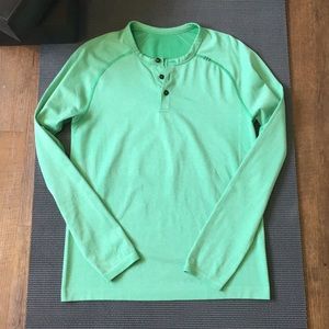 Men’s Lululemon Henley - Size S - Mint Green